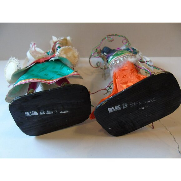 Vintage 1960's Chinese Opera Dolls Male Female Elaborate Costumes Handmade - Picture 6 of 10